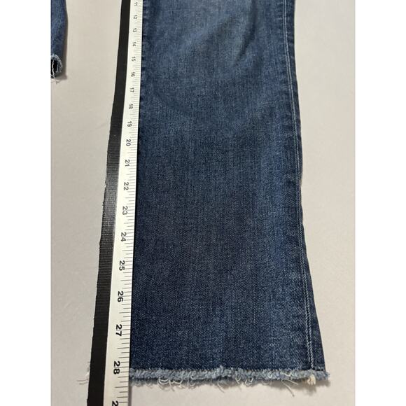 Joe's Jeans Women's 31 Mid Rise Ziggy Frayed Hem Straight Ankle Streetwear Urban - Picture 8 of 8